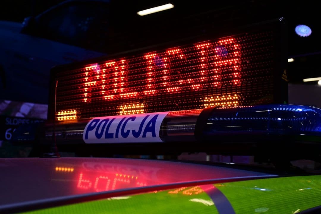Ranny kierowca wjechał w ogrodzenie. Policja zatrzymała dziewięć osób